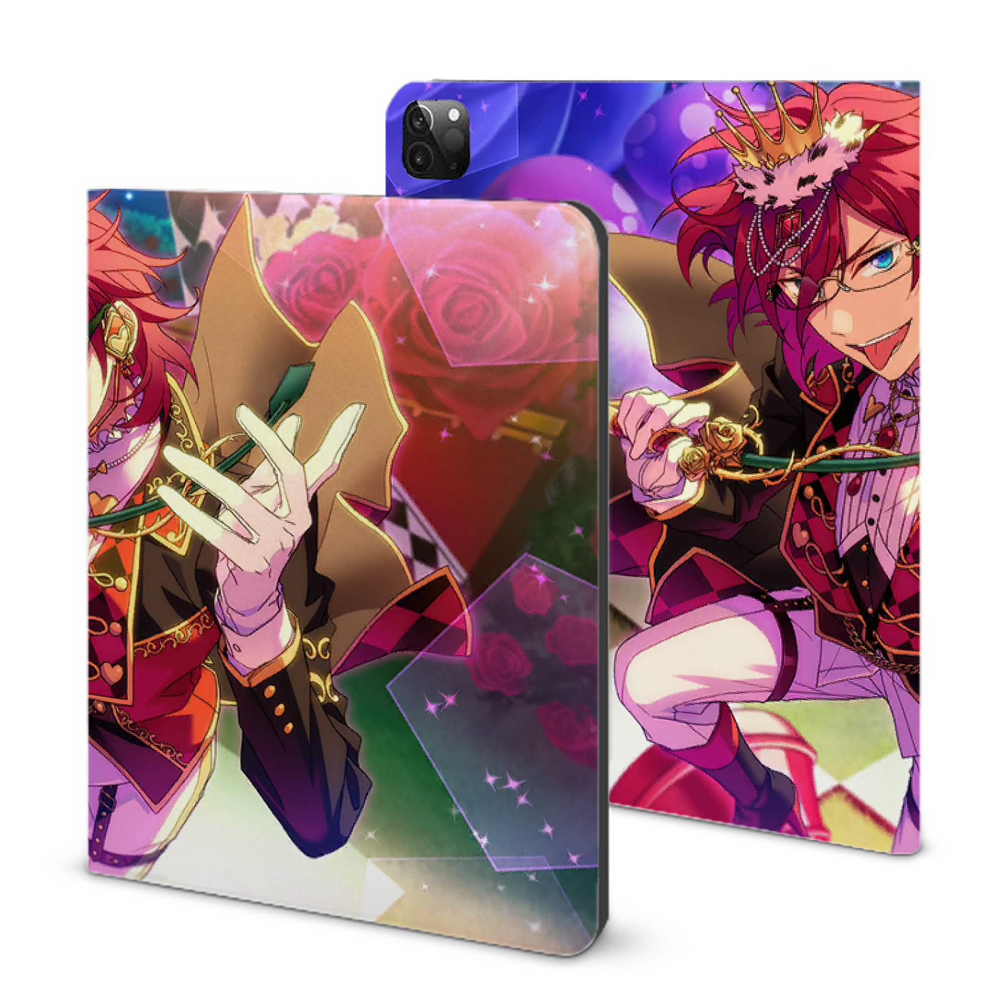（画像用） あんさんぶるスターズ! Ensemble Stars IPadケース ペンホルダー付き ブックスタイルデザイン